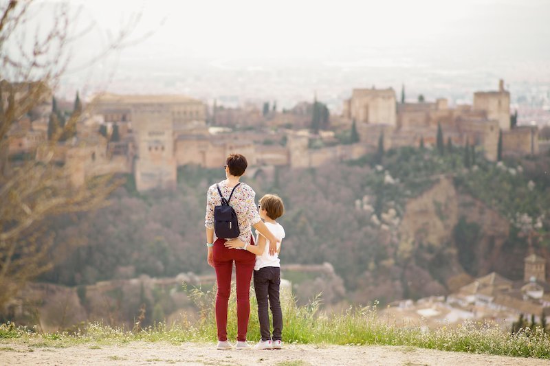 visiting Granada with childrens