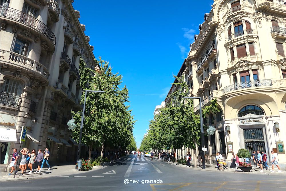 Calles más famosas del centro de Granada