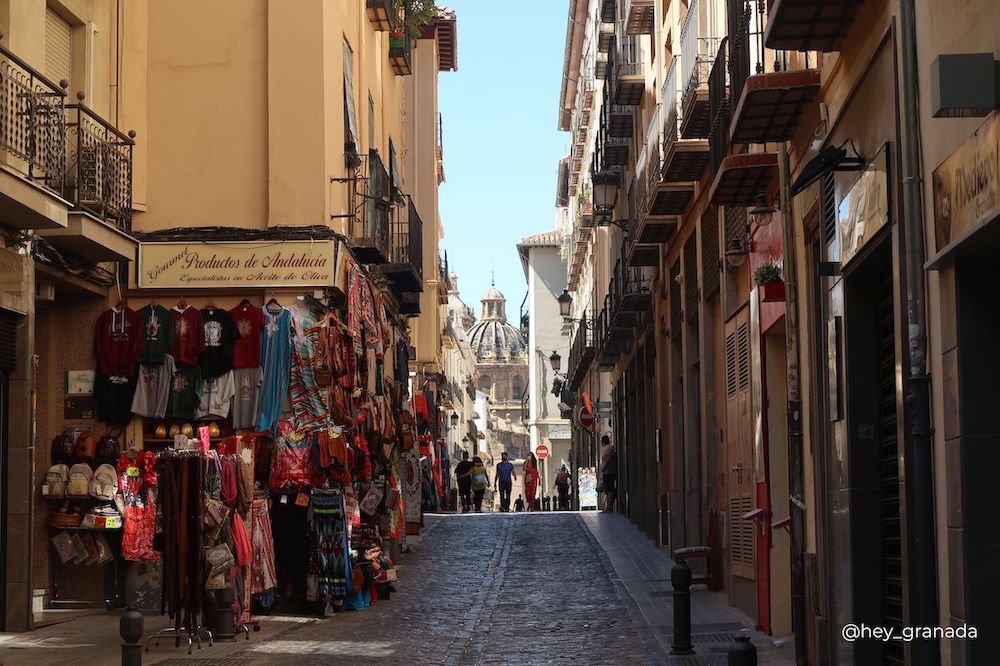 most beautiful and famous streets in Granada